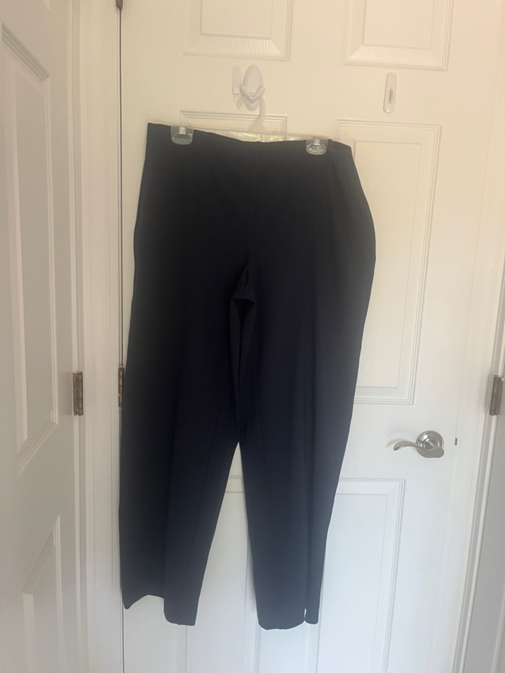 J. Jill Navy Slim Straight Trousers